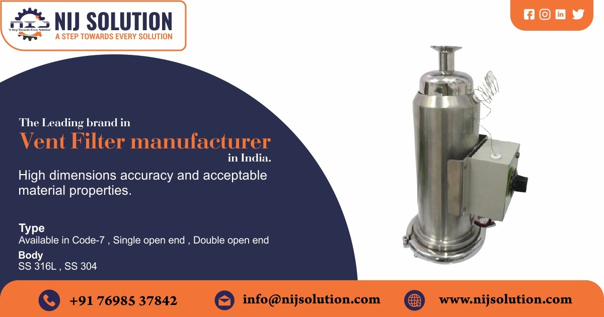 Vent Filter Manufacturer In India