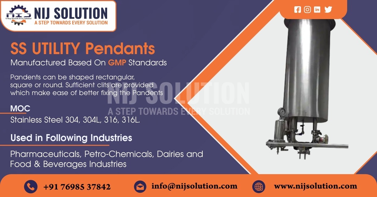 SS Utility Pendant Manufacture Based on GMP Standard.