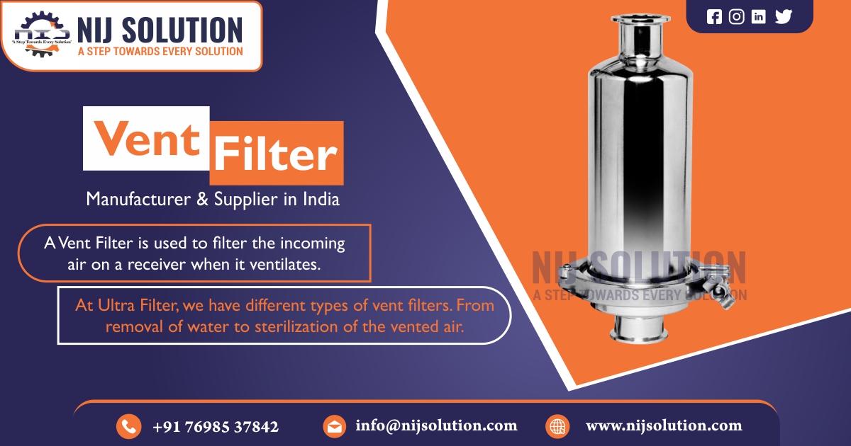 Vent Filter Manufacturer and Suppliers in India