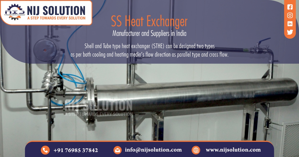 SS Heat Exchanger Manufacturer and Supplier in India