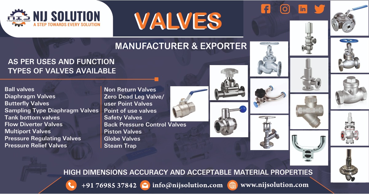 Valves Manufacturer & Exporter in India