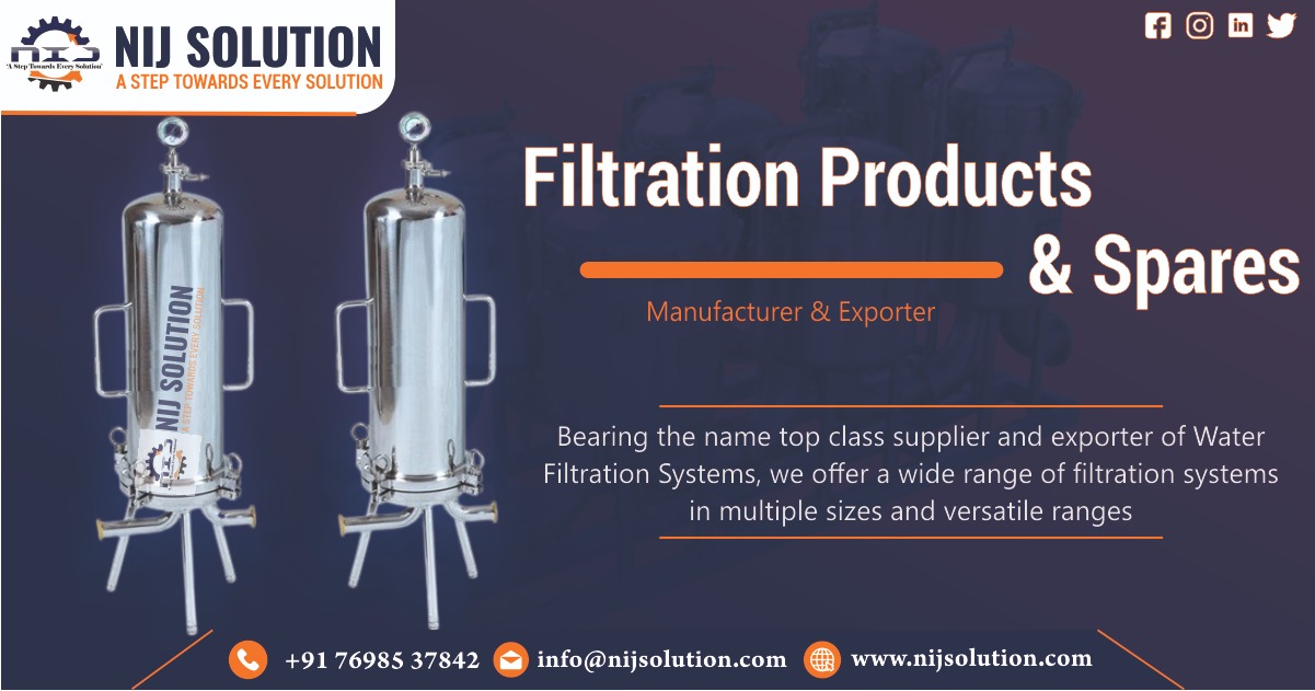 Filtration Products and Spares Manufacturer in India