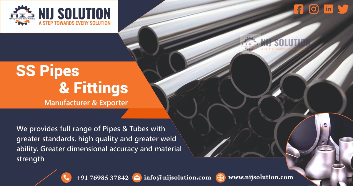 SS Pipes & Fittings Exporter in Gujarat