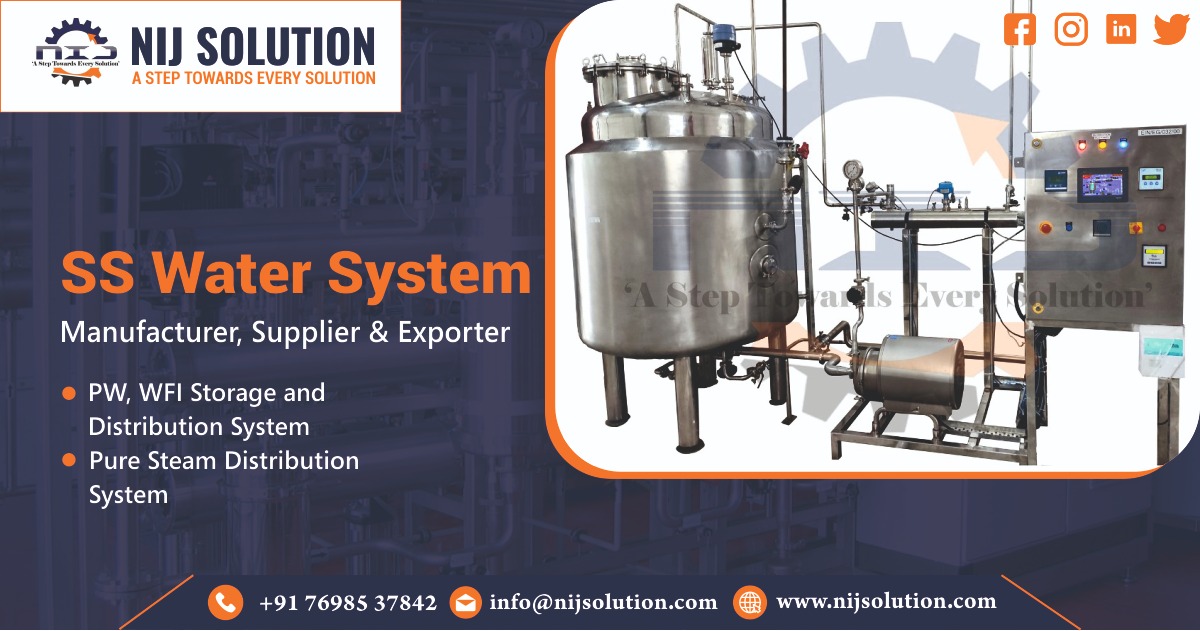 SS Water System Exporter in India