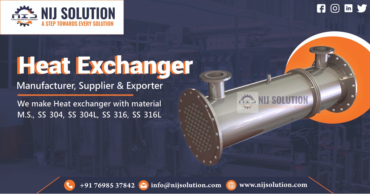Heat Exchangers Manufacturer in Gujarat