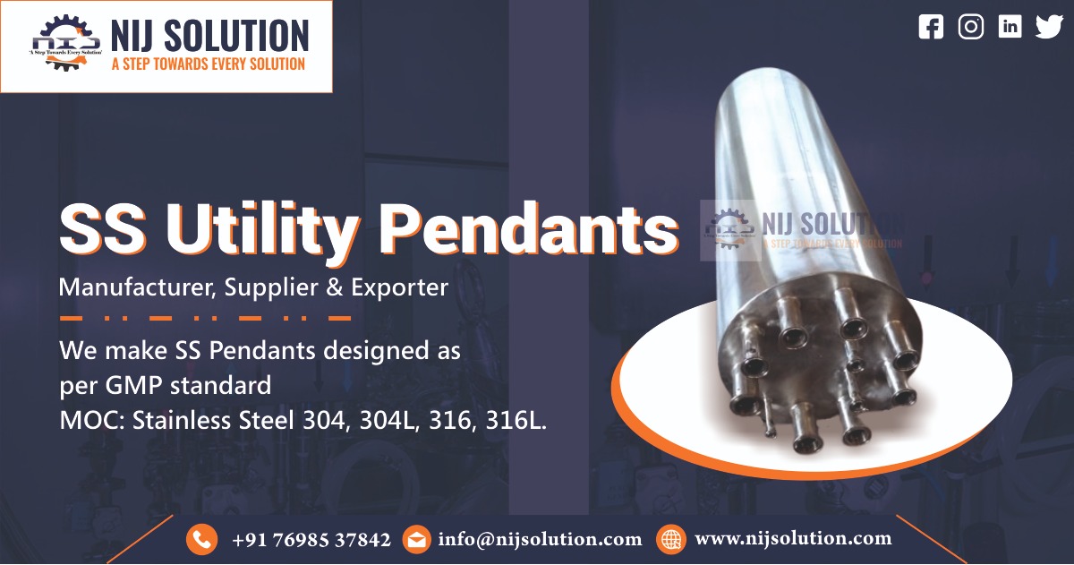 SS Utility Pendants Manufacturer in Ahmedabad