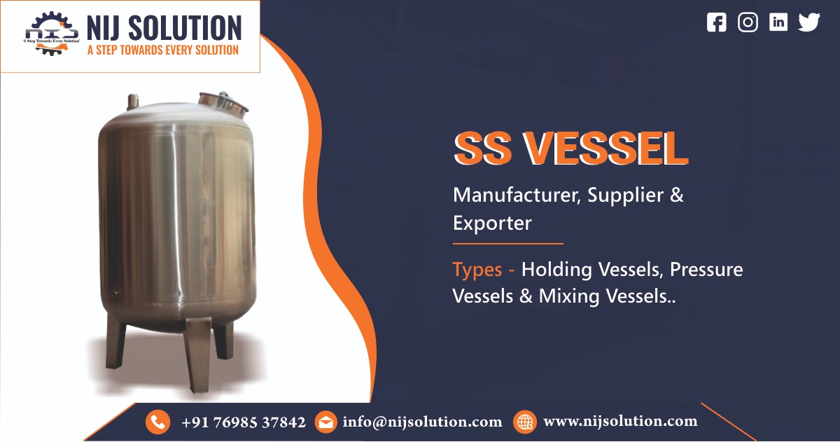 SS Vessels Exporter in Chad