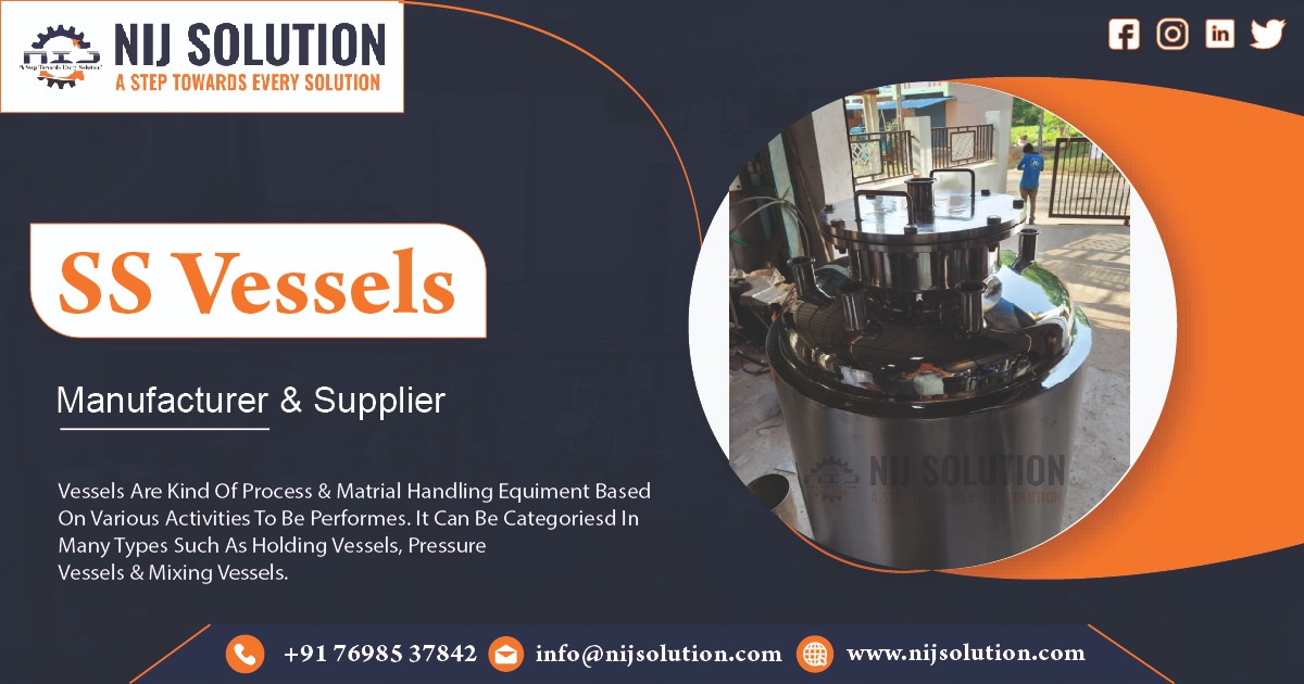 SS Vessels Exporter in Niger