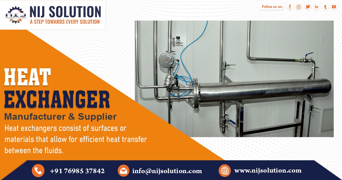 Supplier of Heat Exchanger in Ahmedabad