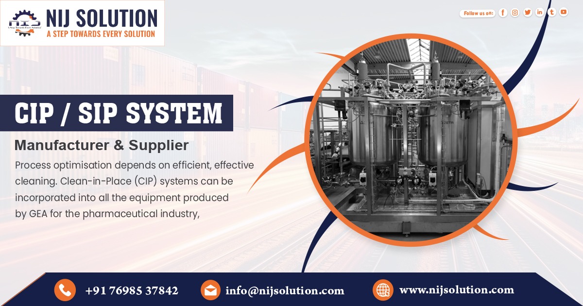 Supplier of Automated CIP And SIP System In Hyderabad