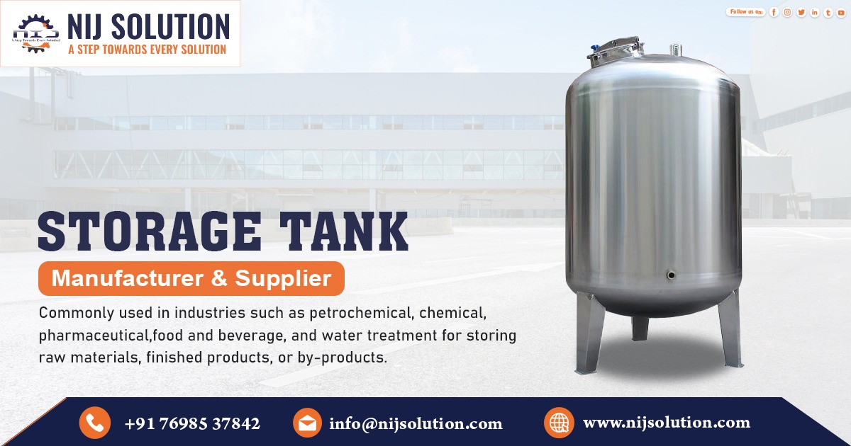 Supplier of Storage Tank in Indore