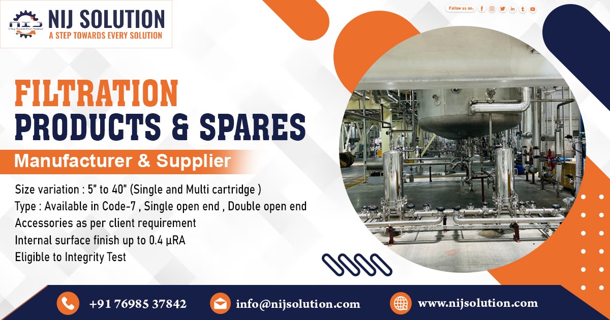 Supplier of Filtration Products and Spares in Uttarakhand