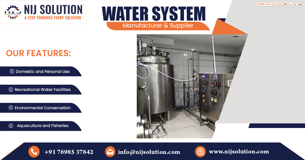 Supplier of Water System in Ahmedabad