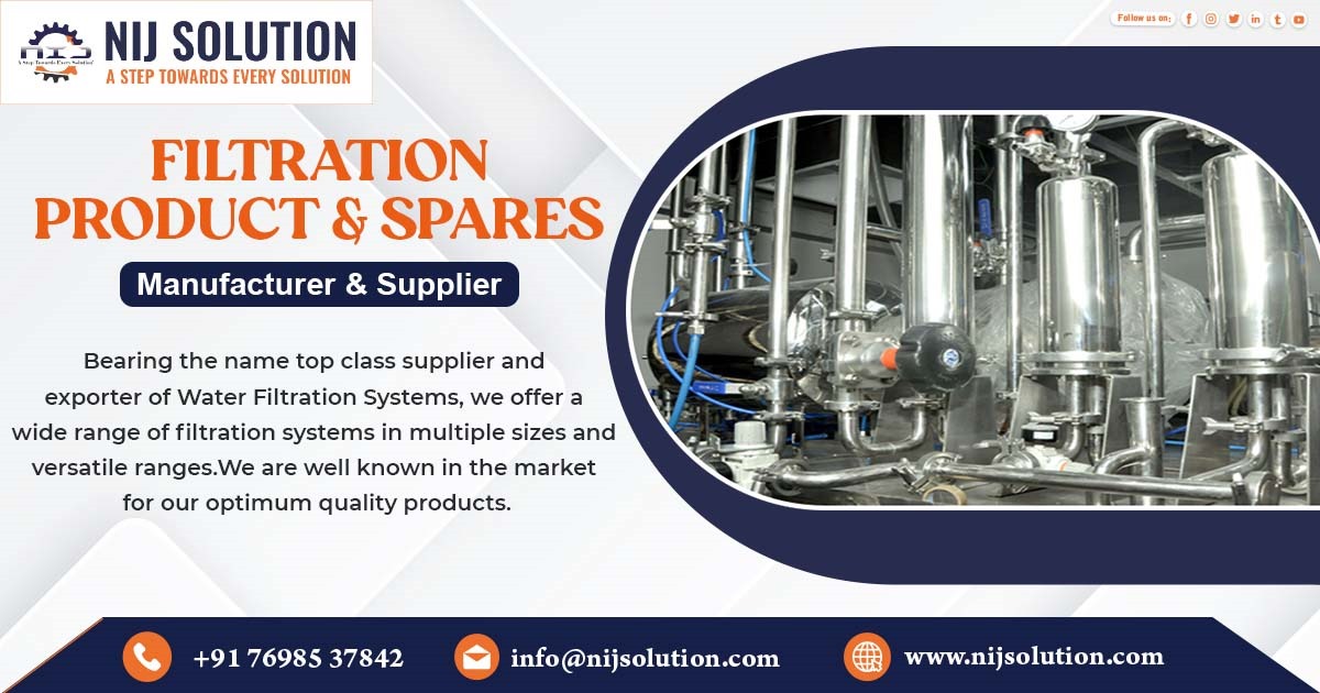 Supplier of Filtration Products and Spares in Bengaluru