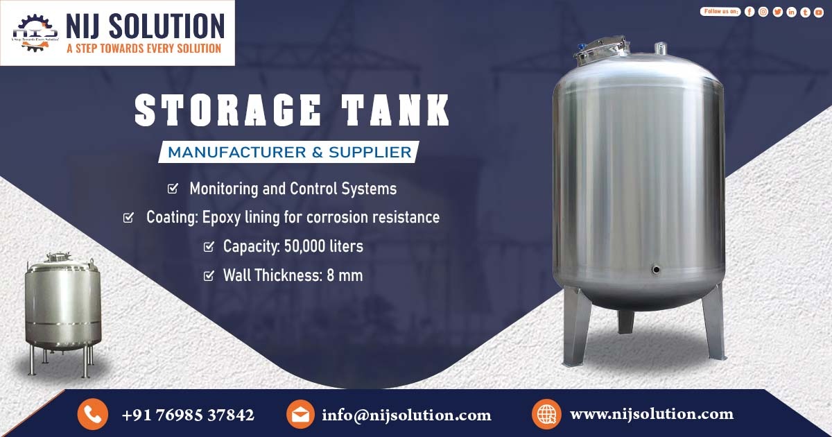 Supplier of Storage Tank in Hyderabad