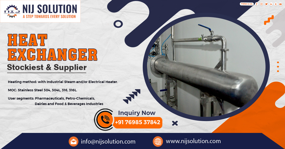 Supplier of Heat Exchanger in Bengaluru