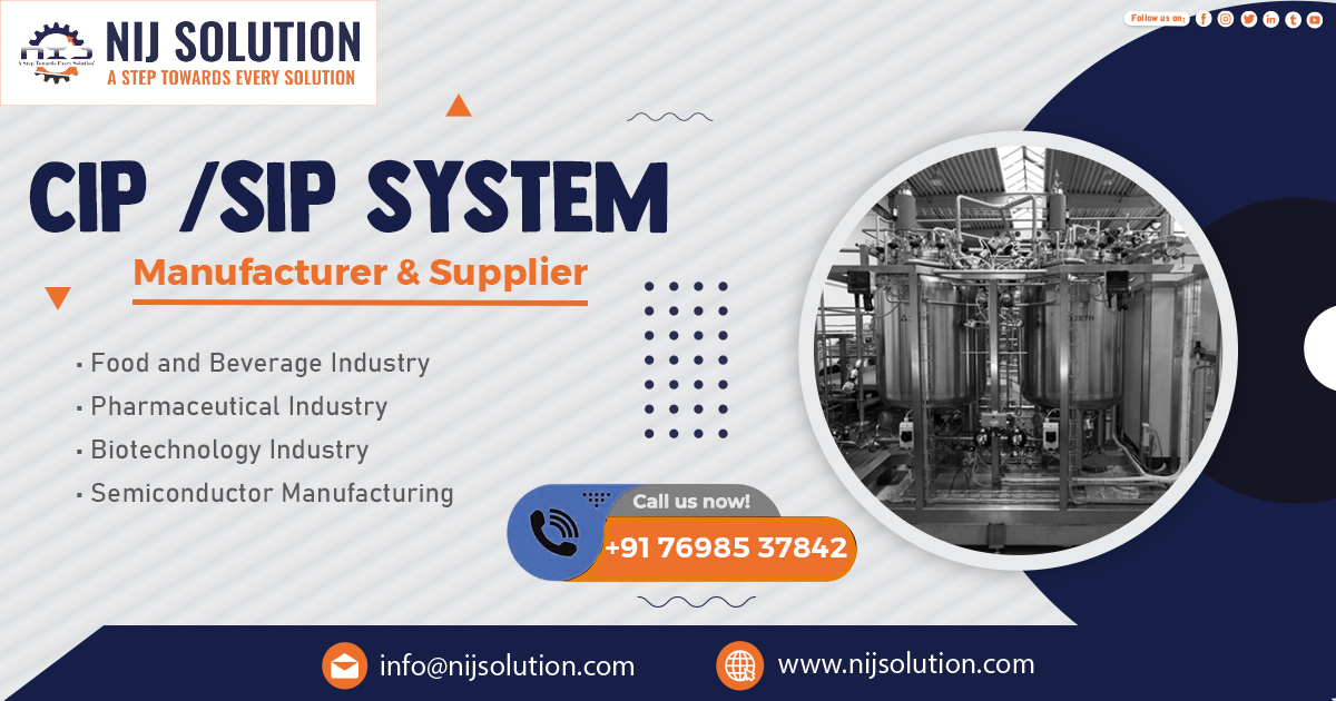 Supplier of CIP and SIP System in Kolkata