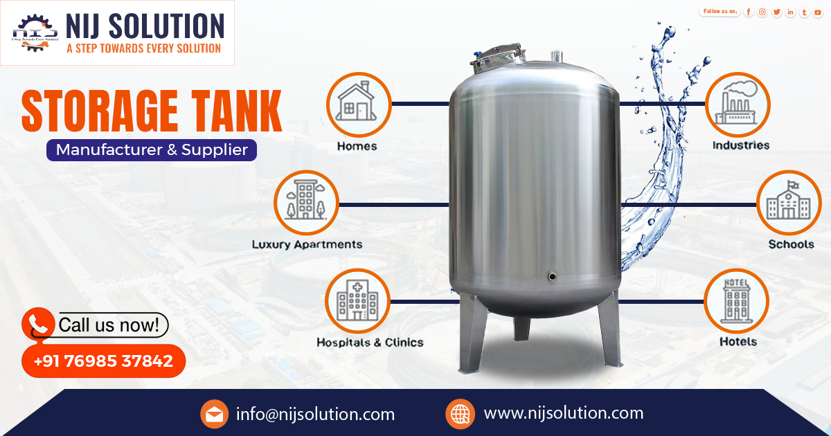 Supplier of Storage Tank in Bhopal