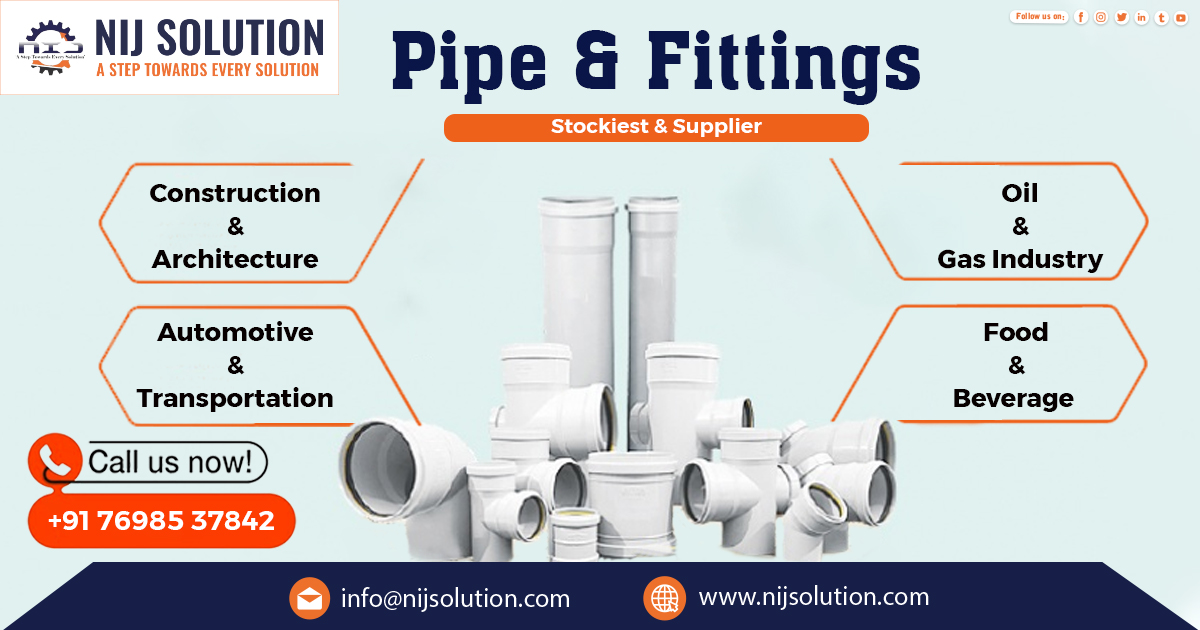 Supplier of SS Pipe and Fittings in Indore