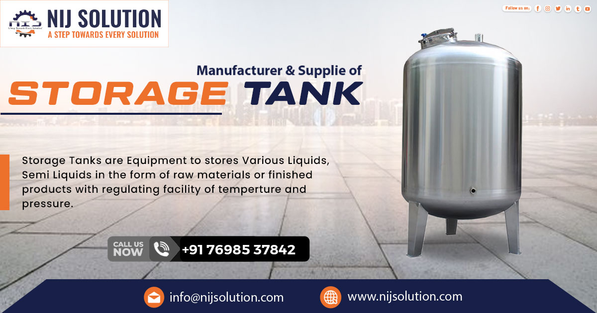 Supplier of Storage Tank in Chennai