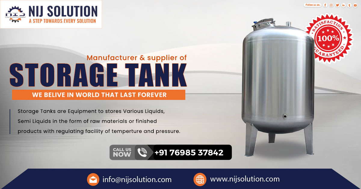 Supplier of Storage Tank in Ranchi