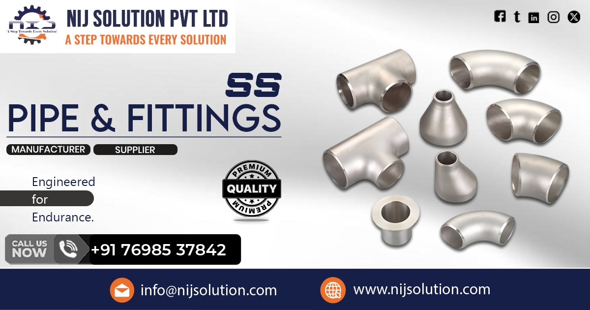 Stainless Steel Pipe and Fittings in Rajkot