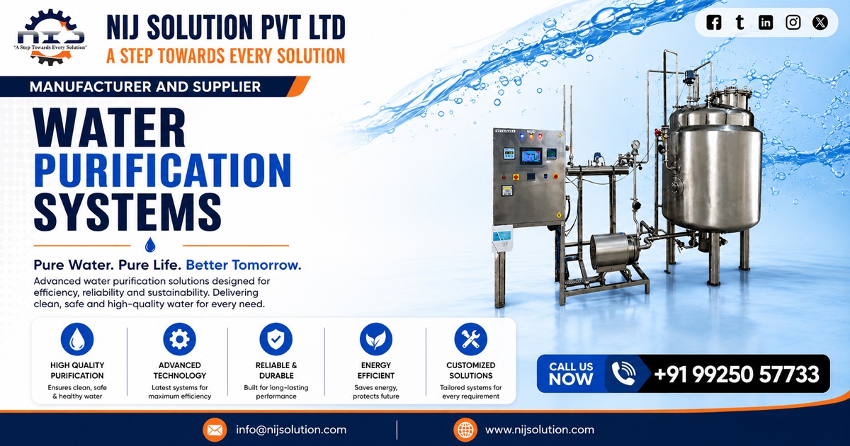 Top Water Purification Systems Manufacturer in India