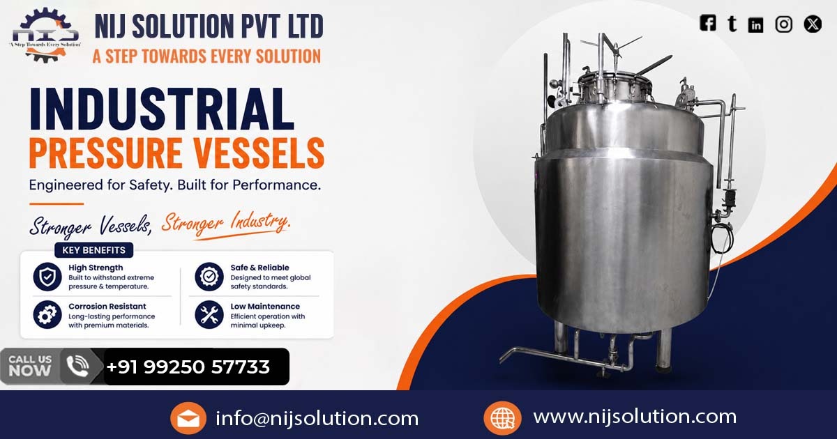 Industrial Pressure Vessel Supplier In Uttarakhand