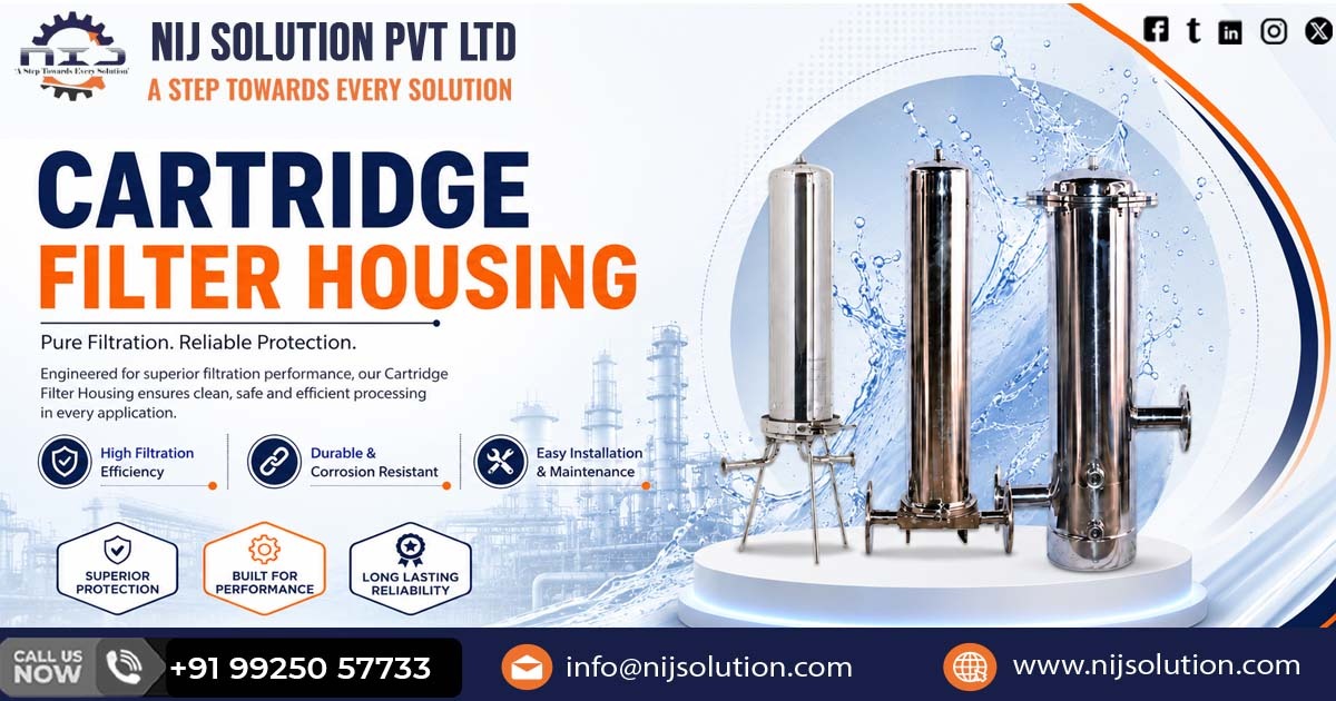 Premium SS Cartridge Filter Housing Supplier in Uttar Pradesh