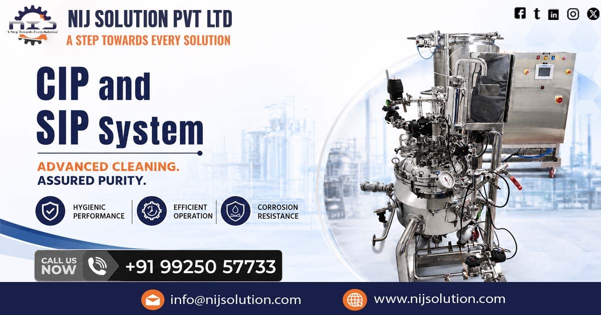 High-Quality CIP and SIP Systems in Arunachal Pradesh | Nij Solution Pvt. Ltd.