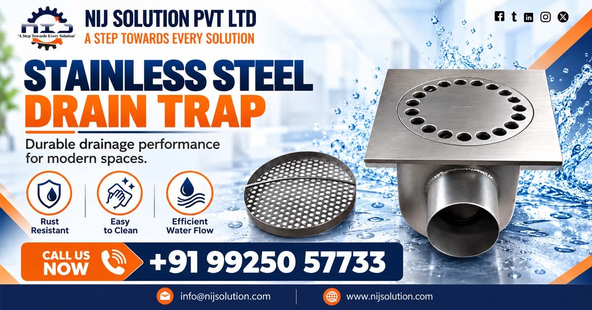 Stainless Steel Drain Trap Supplier In West Bengal