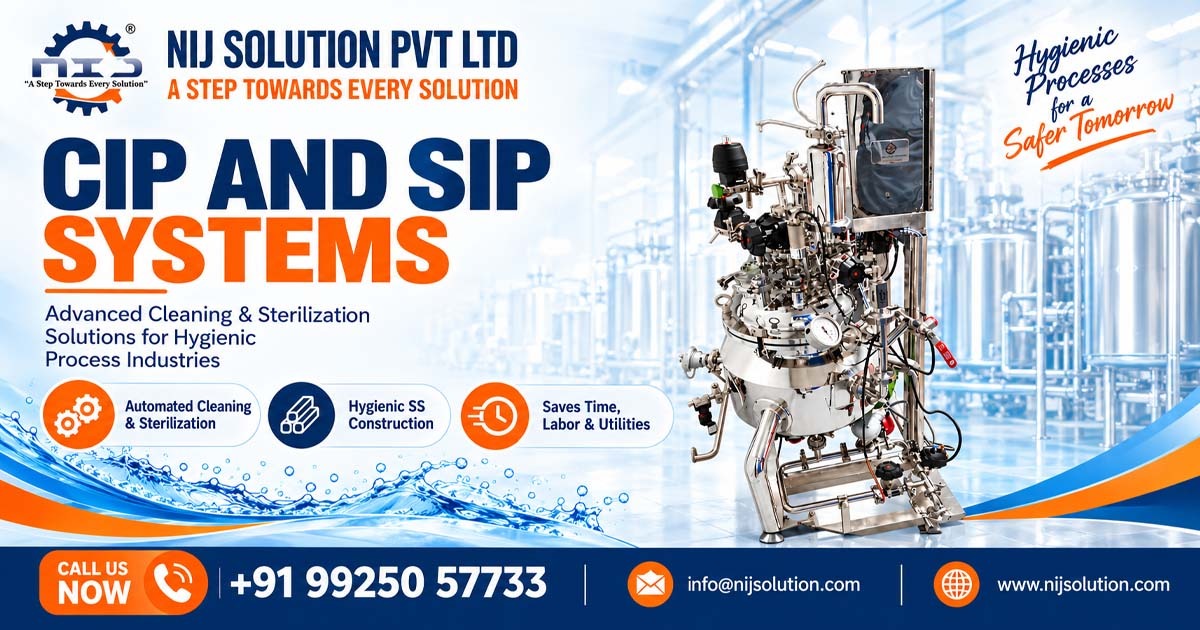 CIP and SIP Systems Supplier In Chhattisgarh